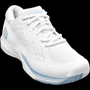 Wilson Men's Rush Pro Ace Tennis‎ Shoe, White Pearl Blue size 11 Comfort Fit